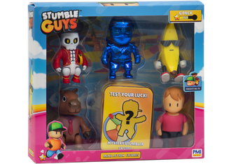 STUMBLE GUYS S1 Mini figurines d'action, paquet de 6 Deluxe B 89373