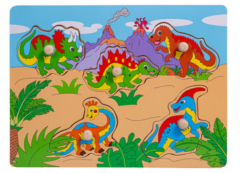 ANEK Puzzle en bois Dinosaures SmilyPlay SPW83597 35972