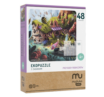 MUDUKO PL Ecopuzzle Jeu Aventures de Vers 55441