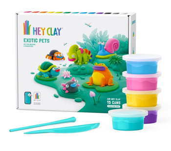 TM TOYS HeyClay Plasticine Animaux exotiques 07100 - plaisir créatif pour les enfants