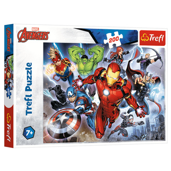 Trefl Puzzle 200 pièces Brave Avengers Disney Marvel 13260