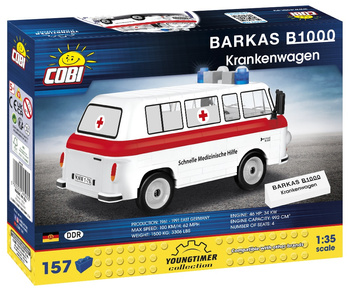 COBI CARS Barkas B1000 Ambulance 157 blocs 24595