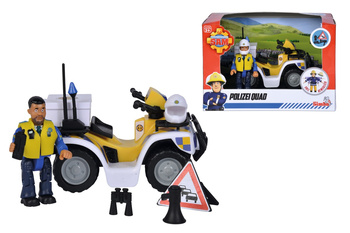 Sam le pompier Quad de police avec figurine 925-1093