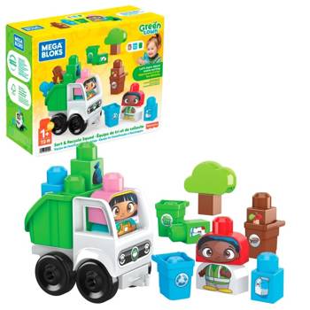 Blocs de camion à ordures écologiques Mega Bloks pour enfants HDL06