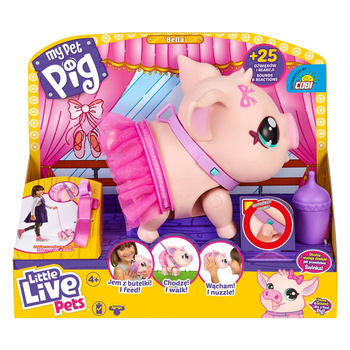 COBI LITTLE LIVE PETS Jouet interactif cochon ballerine 26384