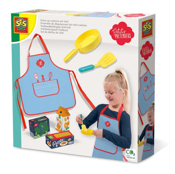 Déguisement SES Creative Chef pour enfants + accessoires 18003