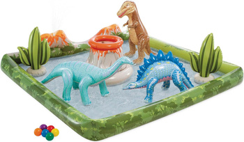 INTEX Aire de jeux Jurassic Park pour enfants 201x201x36 56132NP