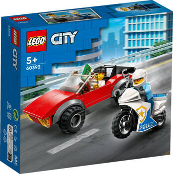 LEGO CITY 5+ La poursuite en moto et en voiture 60392