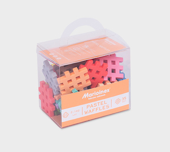 MARIOINEX Mini blocs de gaufres pastel 35 pièces 03674