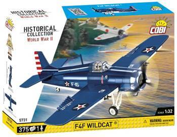 Maquette de l'avion de combat F4F Wildcat 5731