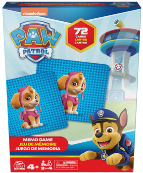 Mémo de jeu Paw Patrol SPIN 6066834