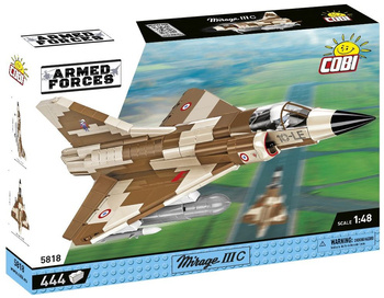 Modèle d'avion Mirage IIIC 5818 des forces armées