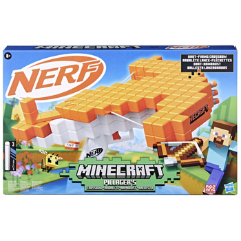 Nerf Arbalète Minecraft Pillagers Arbalète F4415 - Jouet pour Enfant