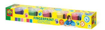 Peintures au doigt pour enfants 6 couleurs 00315