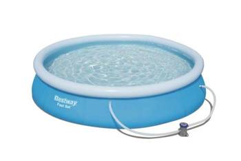 Piscine d'extension Bestway 366x76cm avec pompe filtrante et collier gonflable B57274