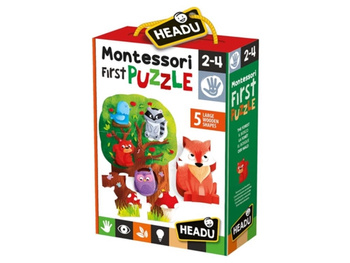 Puzzle Forêt + figurines 123