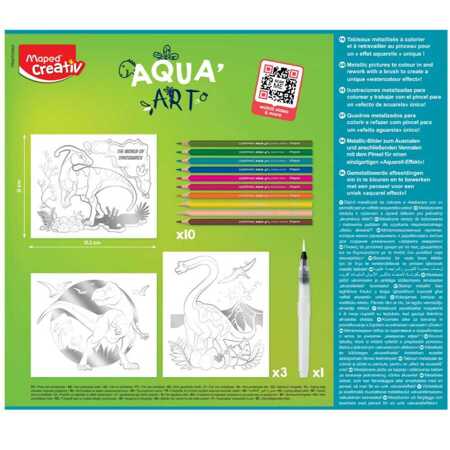 CX CREATIV AquaArt peinture pour aquarium dinosaures 907058