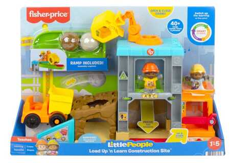 Chantier de construction avec les sons du coffret Little People HCJ64