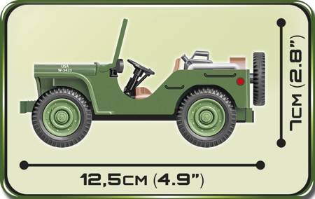 Collection historique Véhicule militaire Seconde Guerre mondiale Ford GP 91 briques 2400