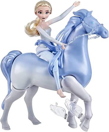 Frozen 2 Elsa le cheval Nokk nage et marche E6716