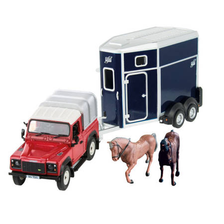 Land Rover avec remorque à chevaux 43239