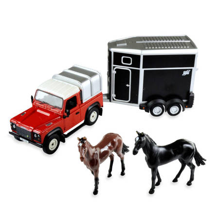 Land Rover avec remorque à chevaux 43239