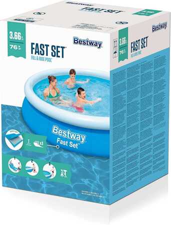 Piscine d'extension Bestway avec collier gonflable 366x76 B57273