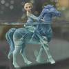 Frozen 2 Elsa le cheval Nokk nage et marche E6716