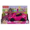 Little People cabriolet + figurines sonores pour enfants HJN53