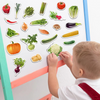 MAKSIK Jeu d'aimants Légumes éducatifs MV6032-12 54420