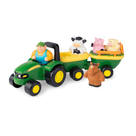 John Deere Sound Tractor with Animals for Children 34908