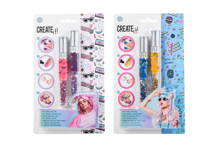 CreateIt! 3in1 nail decorating pens 84155