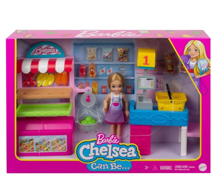 Barbie Chelsea Shop + poupée GTN67