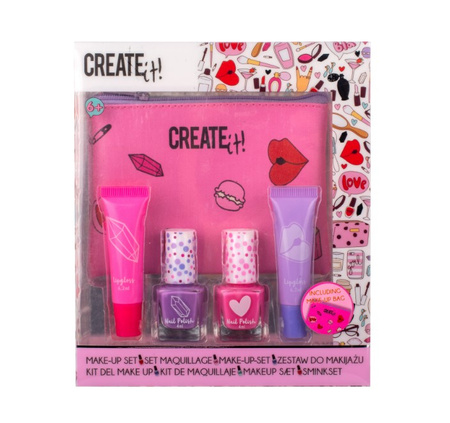 CRÉEZ-LE ! set de maquillage + trousse à maquillage 84532