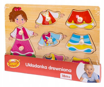 ANEK Wooden Puzzle Dress Up SmilyPlay SPW83604 36047