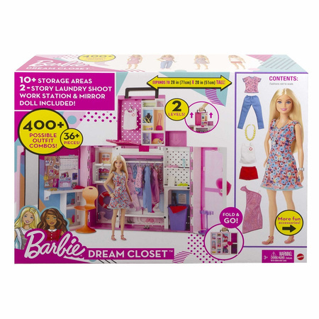 Barbie wardrobe set for children HGX57