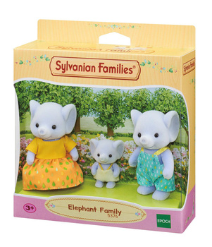 Sylvanian Families Figurines de la famille des éléphants 05376