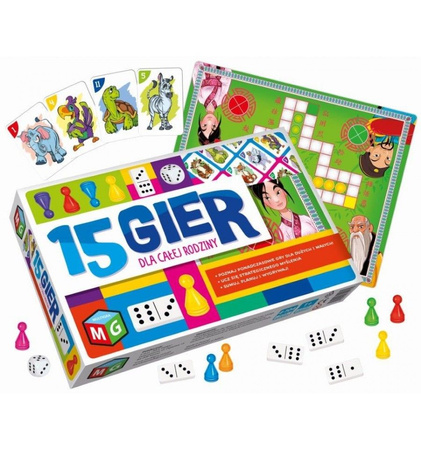MULTIGRA Lot de 15 jeux 01270