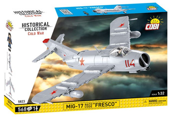 Avion MIG-17 Fresco de la guerre froide, modèle 5823