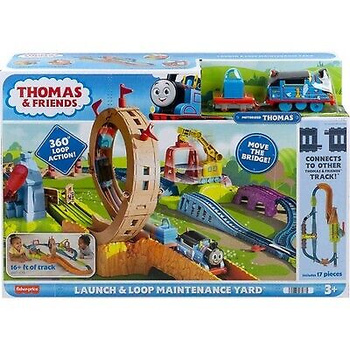 Chenille Fisher-Price Thomas avec grue HJY30 HHN25