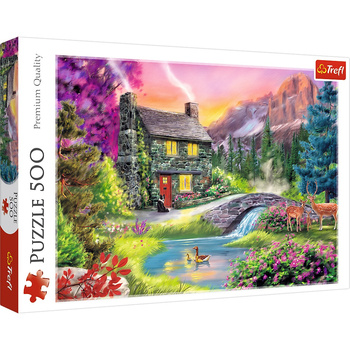 Puzzle 500 pièces Idylle de montagne 37325