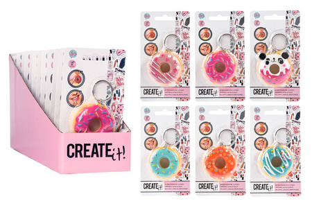 CreateIt! Donat pink lip balm + keychain 84135