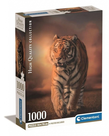 Clementoni puzzle 1000 pieces Compact Tiger 39773