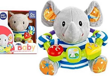 ANEK Cuddly Toy Elephant Trumpet SmilyPlay 000689 06893