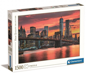 Clementoni puzzle 1500 HQ crépuscule sur l'East River 31693