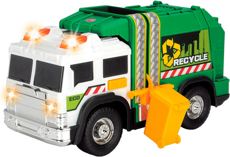 Dickie green garbage truck 30cm light and sound 330-6006