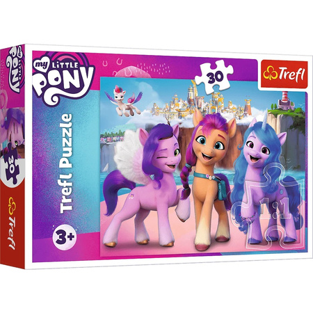 Puzzle 30 Brille comme des poneys 18283