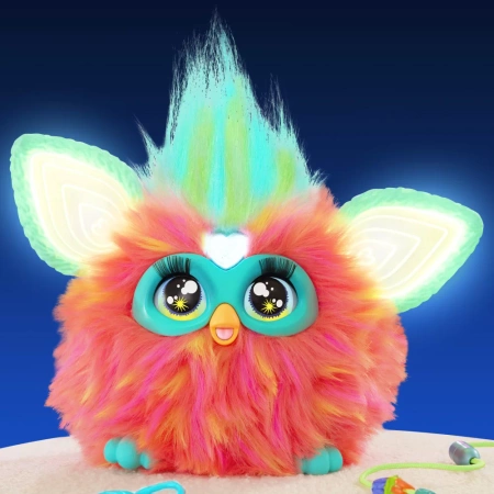 FURBY coral interactive mascot F6744