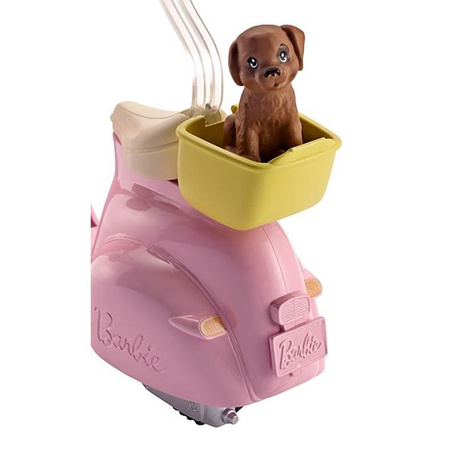 MATTEL Barbie scooter avec chiot FRP56 - Jouet pour enfants