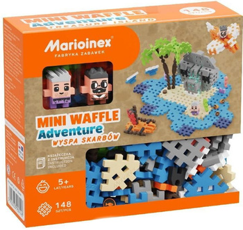 MARIOINEX Mini blocs de gaufrettes Île au Trésor 148 pcs